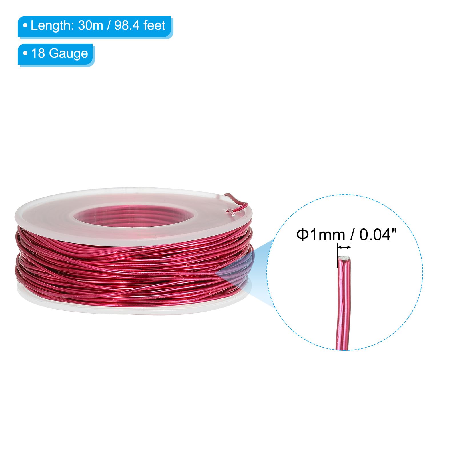 PATIKIL 100 Feet Aluminum Craft Wire - Image 2