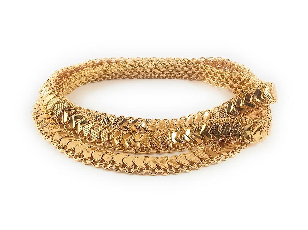 CUTE GOLD One Gram Gold Plated Fashion Jewellery Traditional Covering Muruku Thali Saradu Chain for Women & Girls (B09Z1TN9N3) Amazon Price History, Amazon Price Tracker