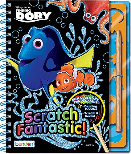 Bendon Finding Dory Scratch Fantastic Activity Book