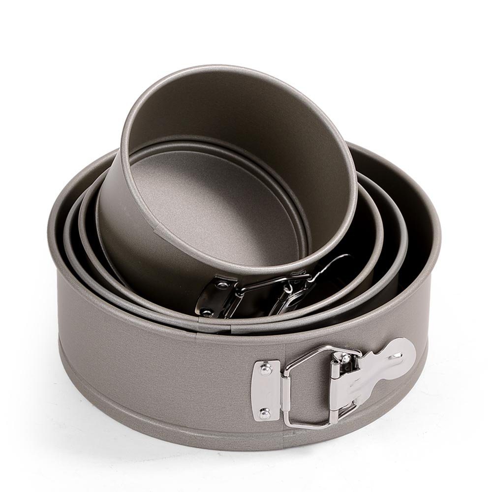 ???????? Tiger Crown 3514 Cake Pan, Gray, 7.9 x 2.8 inches (200 x 72 mm), Spring Loaded Deco Mold, 8.3 inches (21 cm), Steel, Fluorine Coating, Removable Bottom