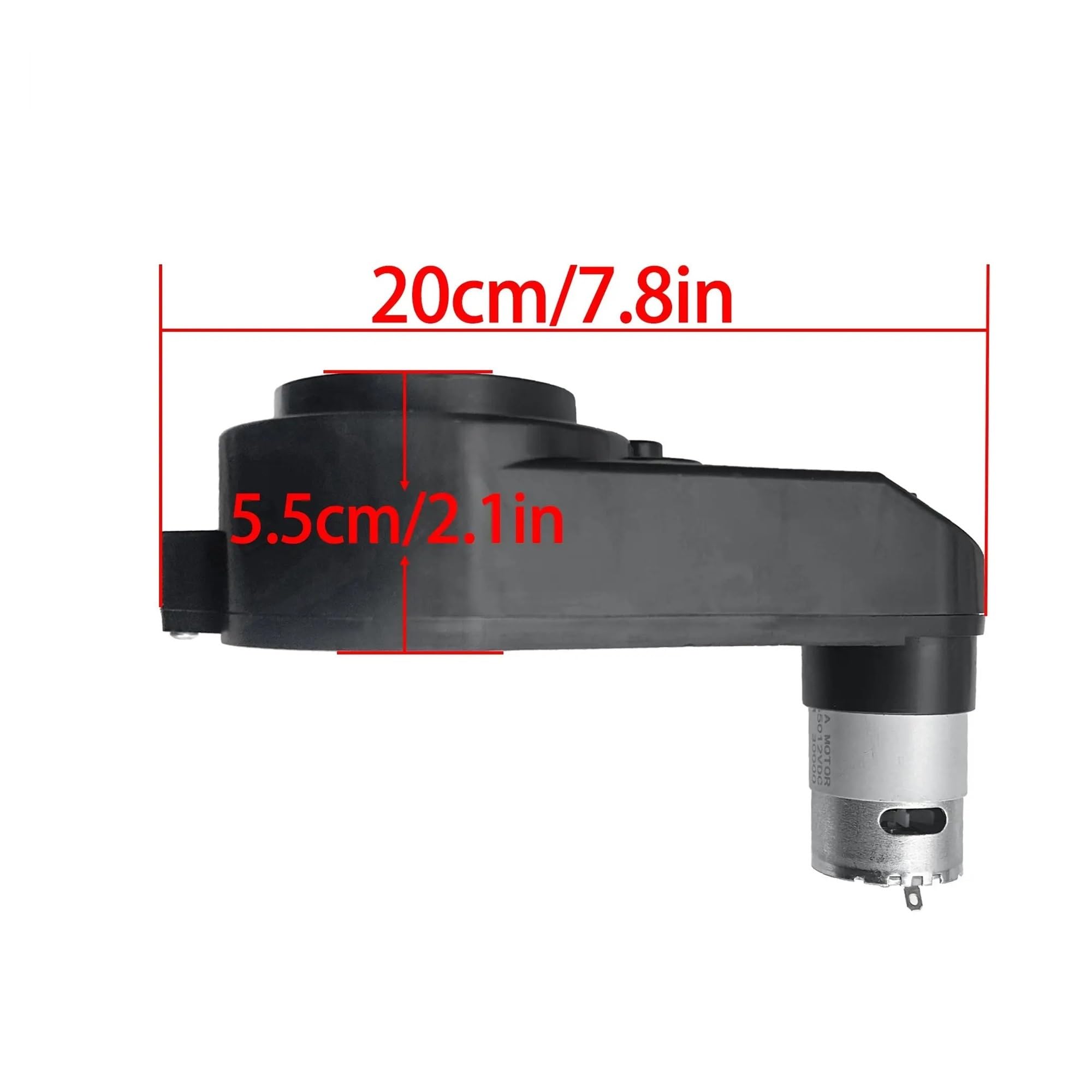 Motoriduttore in metallo 6V 12V 24V RS550 for auto da corsa(6V550 20000RPM)