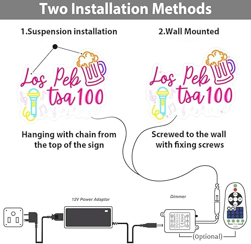 Miniatura 7 de LOGO - Letreros de neón personalizados con estampado UV, diseño de neón personalizado, atenuable, letrero de neón personalizado para decoración de
