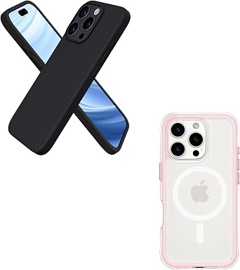 ORNARTO Bundle Compatible with iPhone 16 Pro Case 6.3 and Clear Case for iPhone 16 Pro 6.3