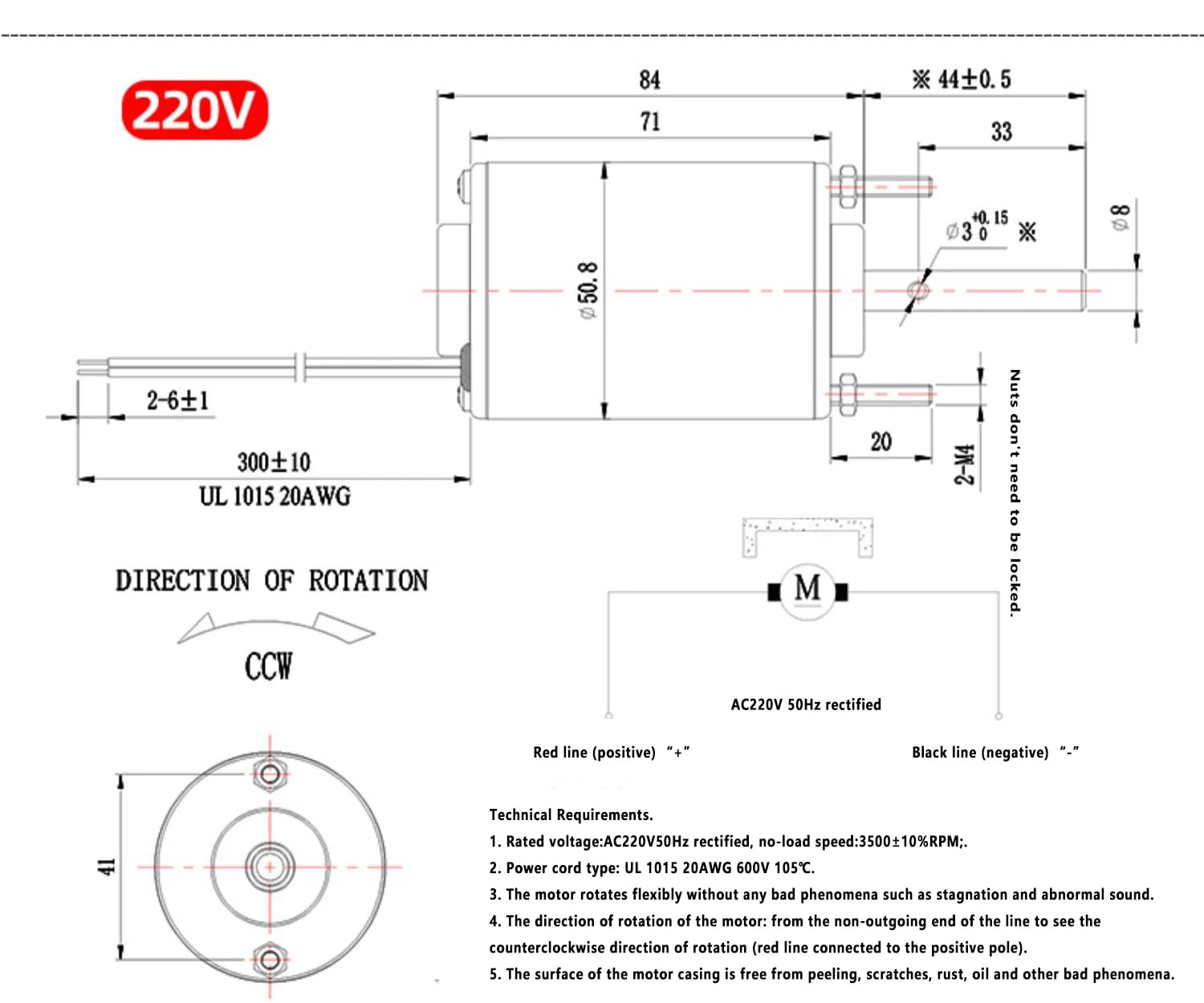 220V 3500rpm Ad alta velocità 3420 30W Motore a velocità regolabile in miniatura con ponte raddrizzatore con staffa Can CW CCW