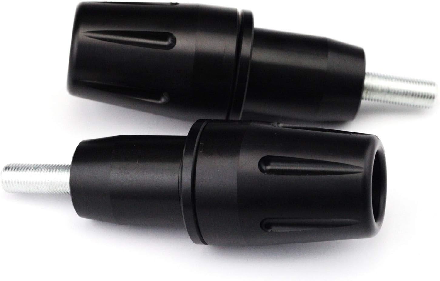 MZS Black Motorcycle Clutch Brake Levers + Motorcycle Frame Sliders, Falling Crash Protector Compatible with MT07