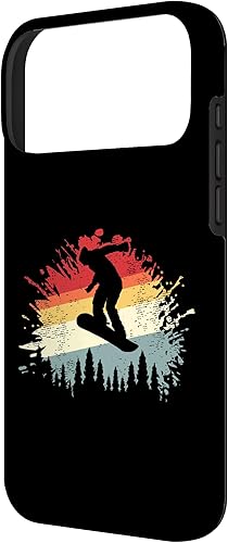 Miniatura 56 de Funda retro para iPhone 11 Snowboarder Snowboard Snowboard