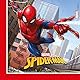 Procos - Partyset S Spider Man Crime Fighter, 52-teiliges Set, 16 Teller, 16 Becher, 20 Servietten, Einweggeschirr, Partygeschirr, Tischdekoration