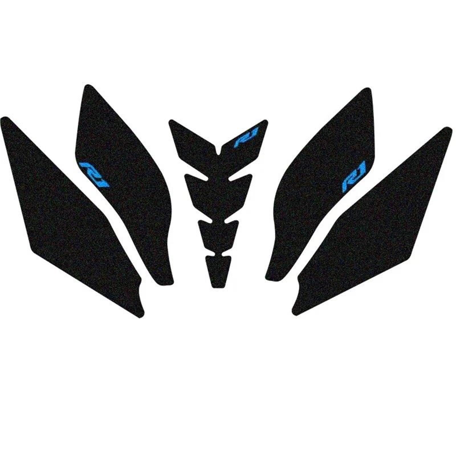 Dtsgcx Color4 Motorcycle Side Fuel Tank Pads Protector Stickers Grip Traction Pad For Yamaha Yzf R1 R1m Yzfr1 2015-2021(Color4)