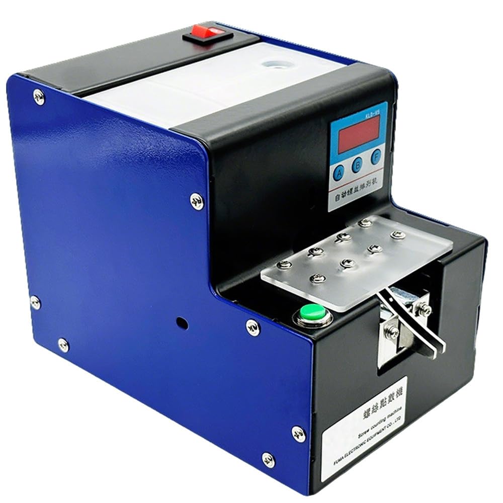 Compteur de vis automatique à rail réglable et vibration constante