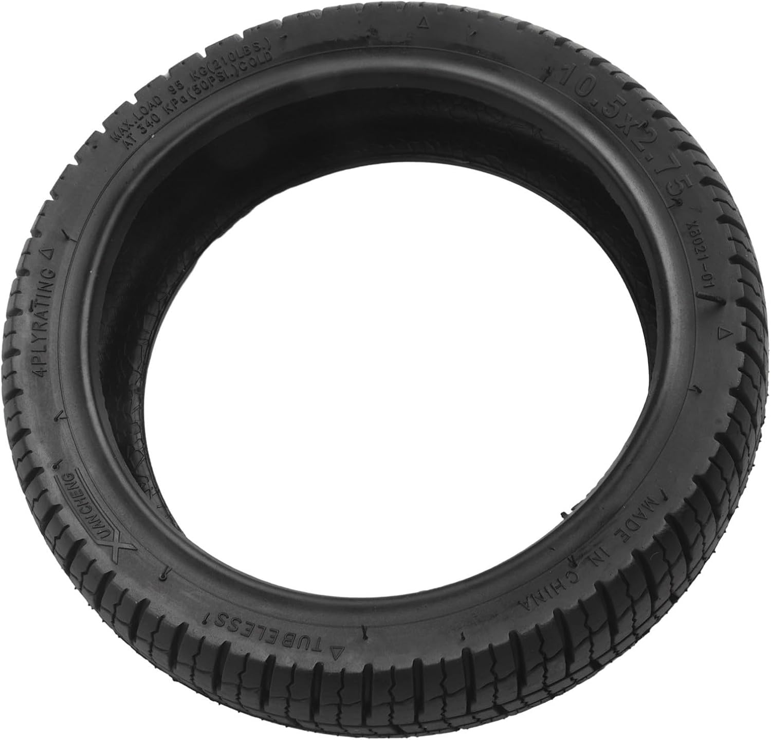 10 Inch 10X2.75-7 Tubeless Tire For Ninebot P65 P100 P100s Electric Scooter - Rubber Tire Replacement