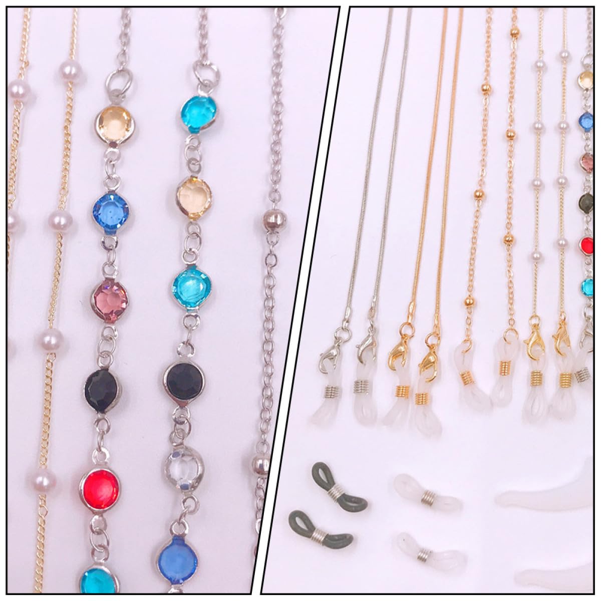 VALICLUD Cadena de máscara de cadena para gafas cuerdas para anteojos gafas de sol de moda cordón para gafas Cordón para anteojos cadenas de gafas de moda cadenas de anteojos cobre