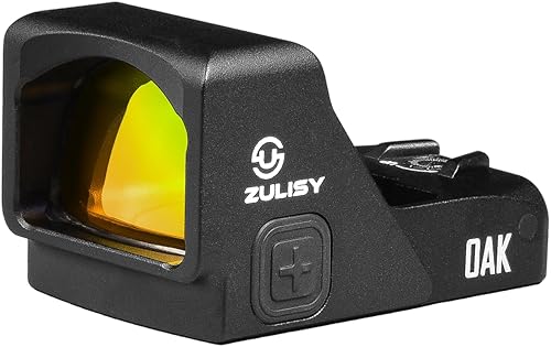 Zulisy Oak 3 MOA Red Dot - Mira refleja abierta, para RMR/SRO/507C/407C, placa adaptadora/pistola de tamaño completo, DDRC de 0.039 x 0.945 in para