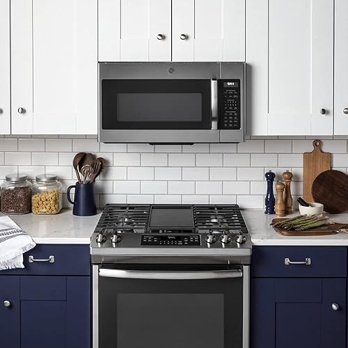 Miniatura 9 de GE JVM7195SKSS - Horno microondas de acero inoxidable con sensor de rango superior de 1.9 pies cúbicos con paquete de protección mejorada CPS de 2