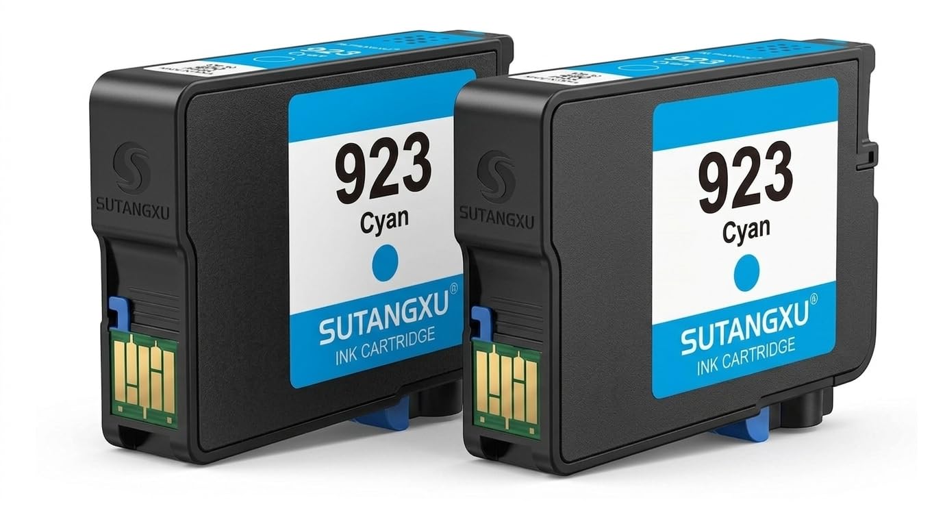 Photo 1 of SUTANGXU Ink Cartridges High Yield Replacement for 923 2 Cyan