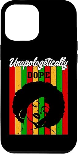 Funda para iPhone 14 Plus sin disculpas del orgullo africano Afro Black History Month