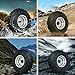 Bestauto ATV Go Kart Tires and Rims 145x70-6 Inch Golf Cart Tires 90CC Go Kart Buggy ATV Mini-bikes Quad Bike Tires and Wheels HUB- 3-hole Set of 4