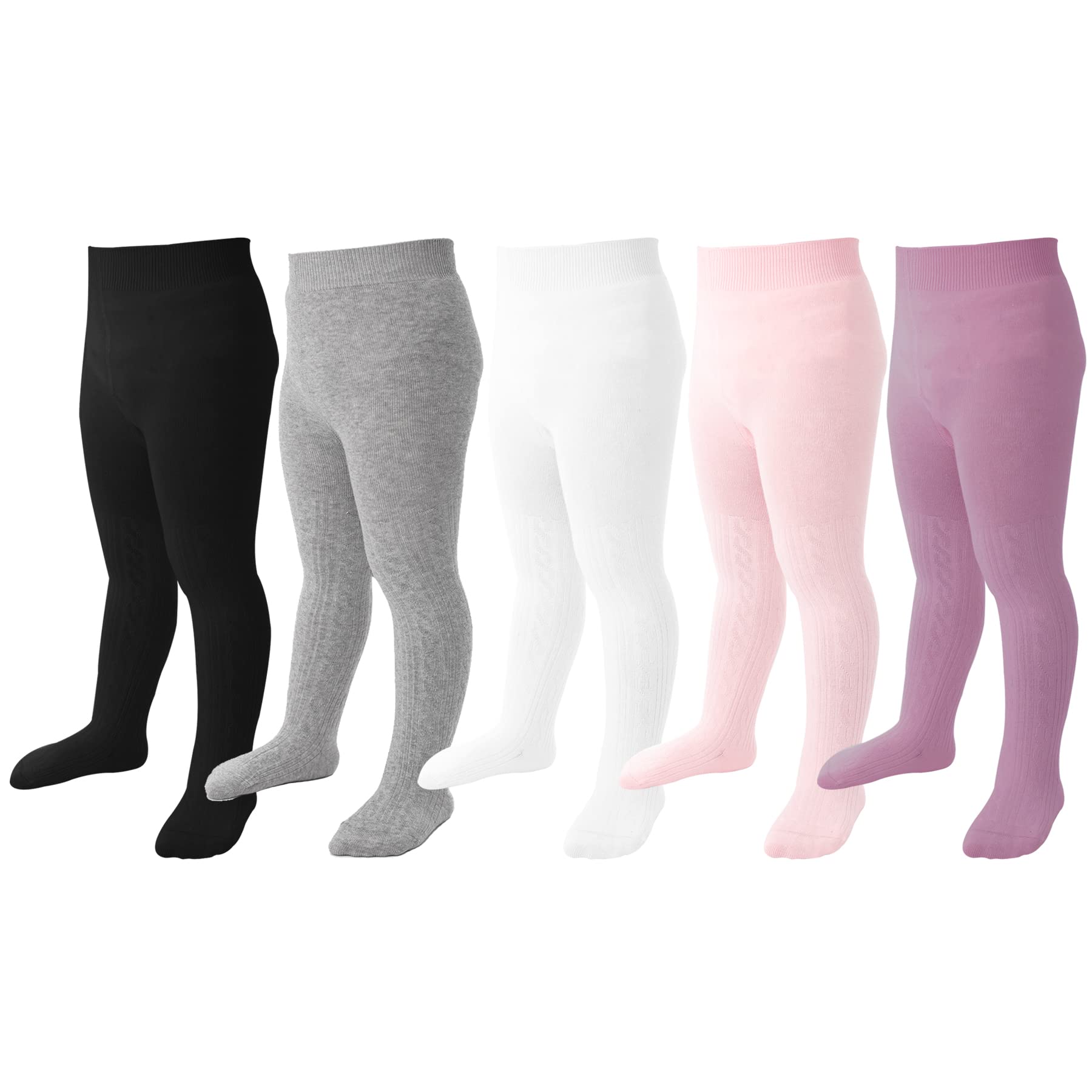 Baby Tights Toddler Cable Knit Leggings Seamless Cotton Stockings Pantyhose