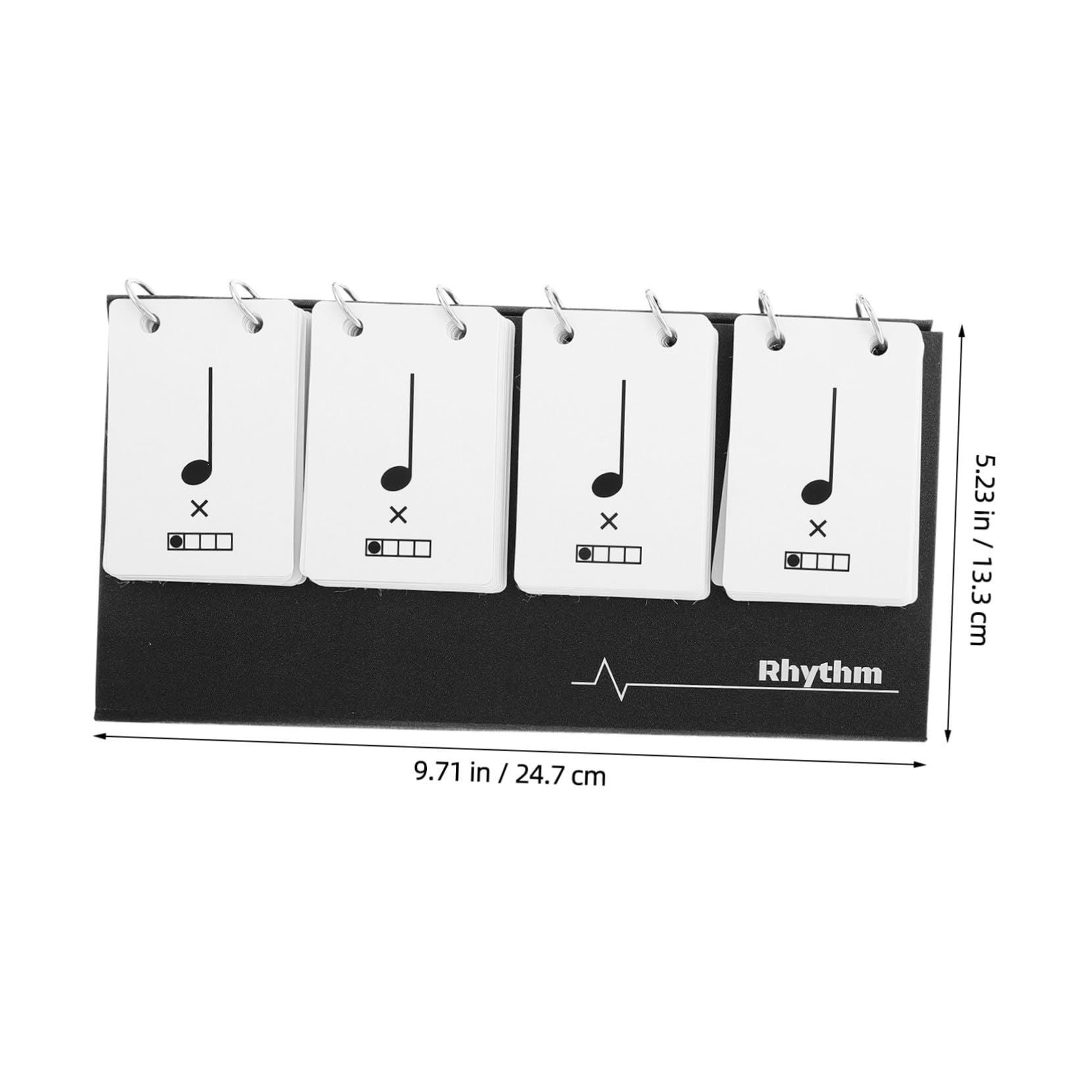 Rhythmus-Taschenkarte Musik Notizkarten FüR AnfäNger Musikunterricht Trainingskarten Portable Musikrhythmus ÜBungskarte FüR SchüLer Und Lehrer