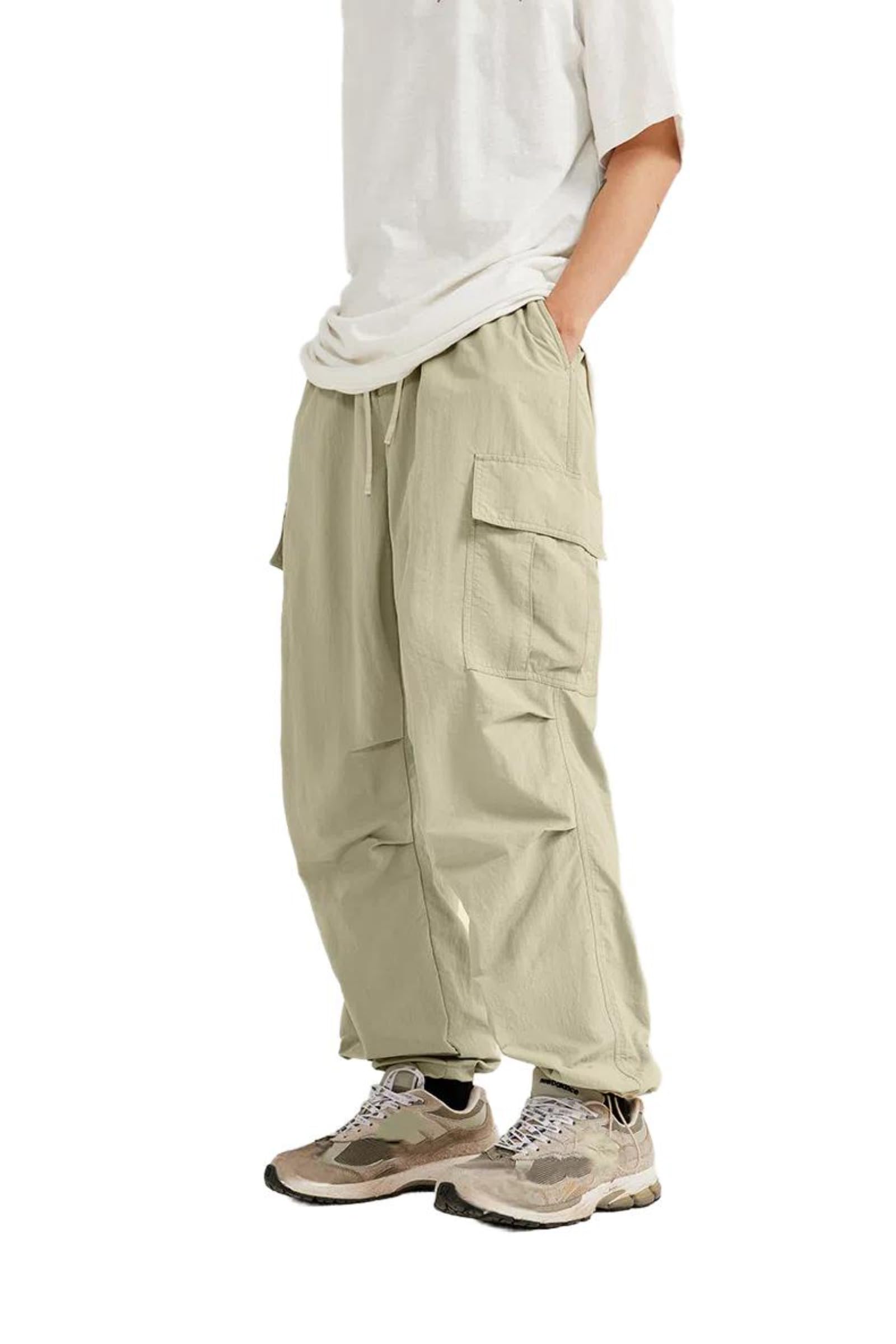 Pantaloni Lisci Elasticizzati Giapponesi Primavera ed Estate Casual da Uomo