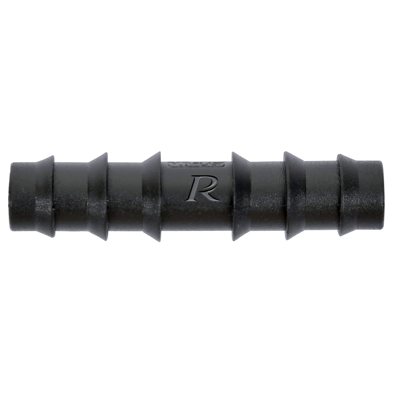 Zijia Black 20Pcs 16Mm Barb Straight Connector Fittings For Agricultural Garden Irrigation