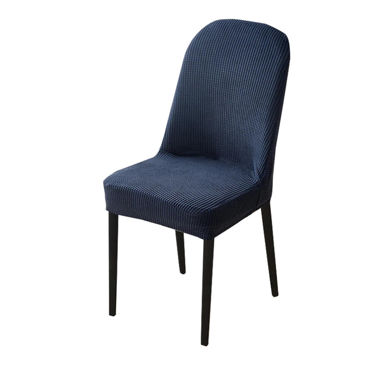 SHBHWS Jacquard Curved Dining Chair Cover Spandex Elastic Seat Stretch Covers For Hotel Banquet Restaurant Kitchen Wedding for Hotel, Banquet(Color 9)