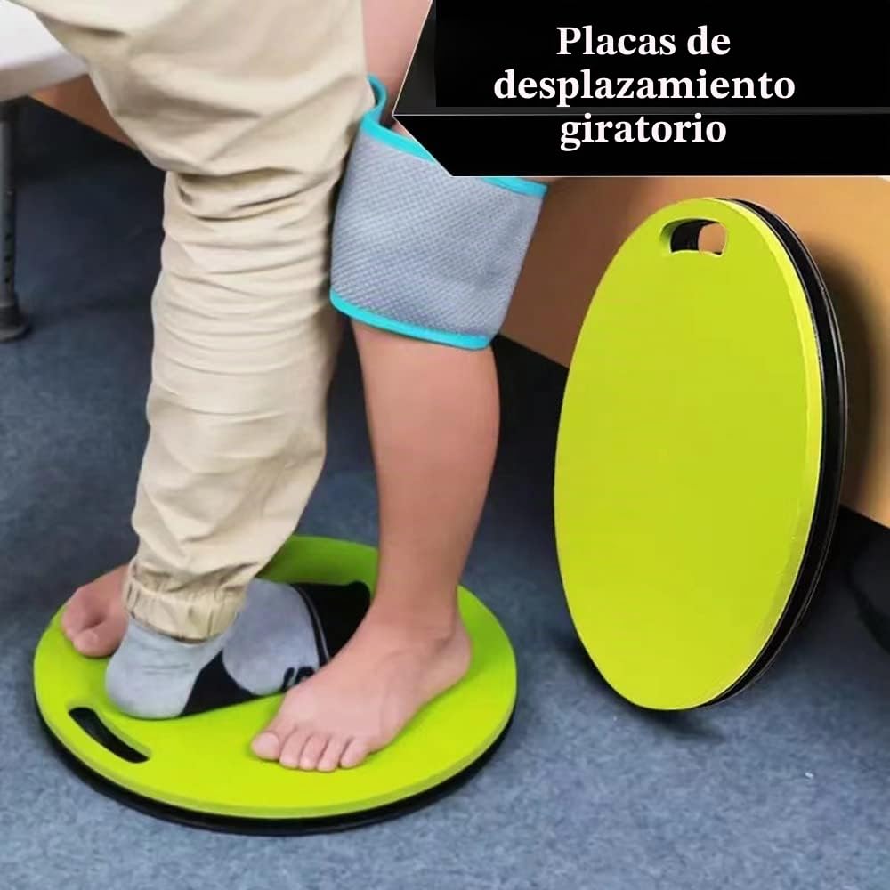 Disco De Transferencia, 360° Disco De Pivote De Tabla De Transferencia De Pacientes Antideslizante con Rotación Dispositivo De Movilidad De Pie para Ancianos Discapacitados