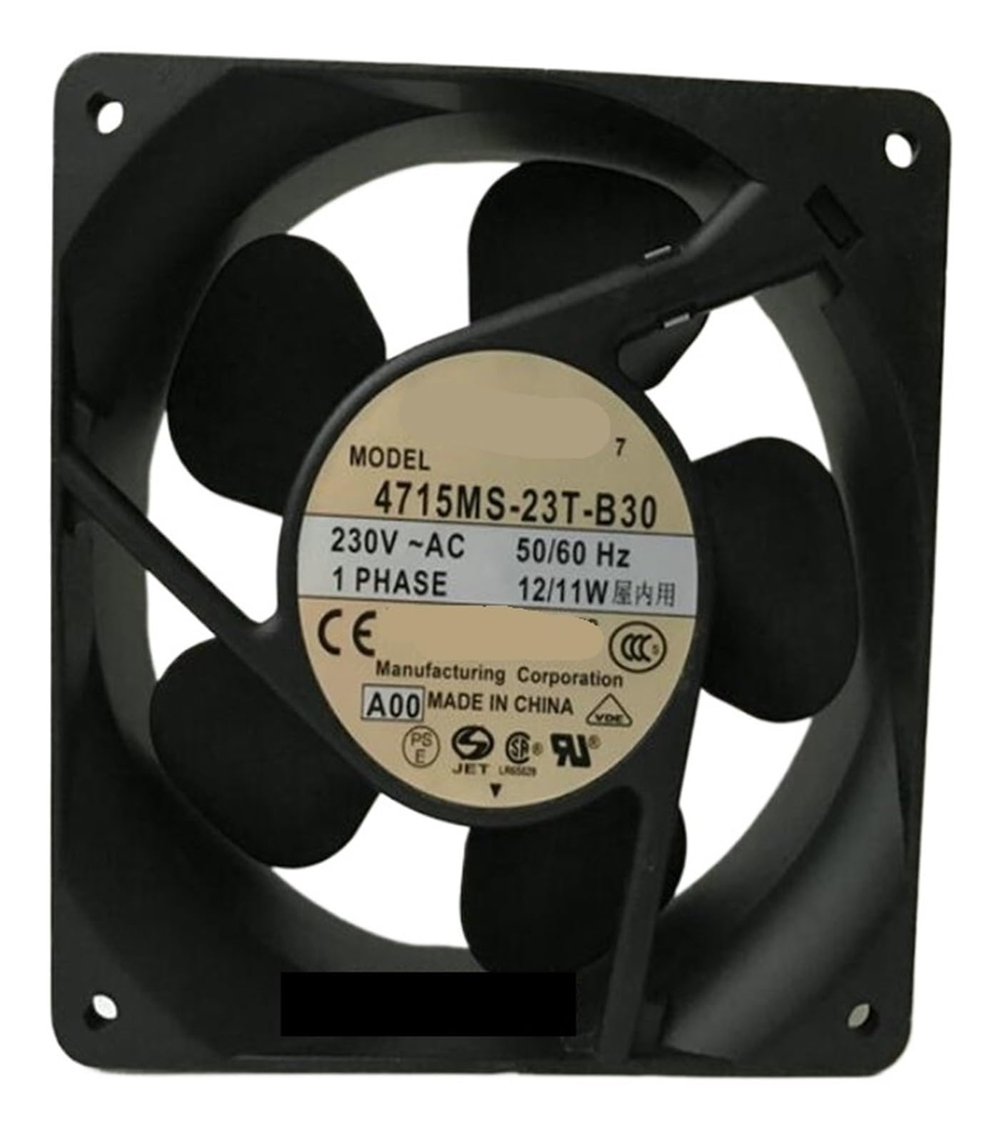 LZIKKGKI 12038 4715MS-23T-B30 230V 12/11W 12CM cooling fan