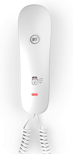 Miniatura 2 de BT Teléfono con cable - blanco, dueto 210, teléfono con 10 memorias de marcación rápida