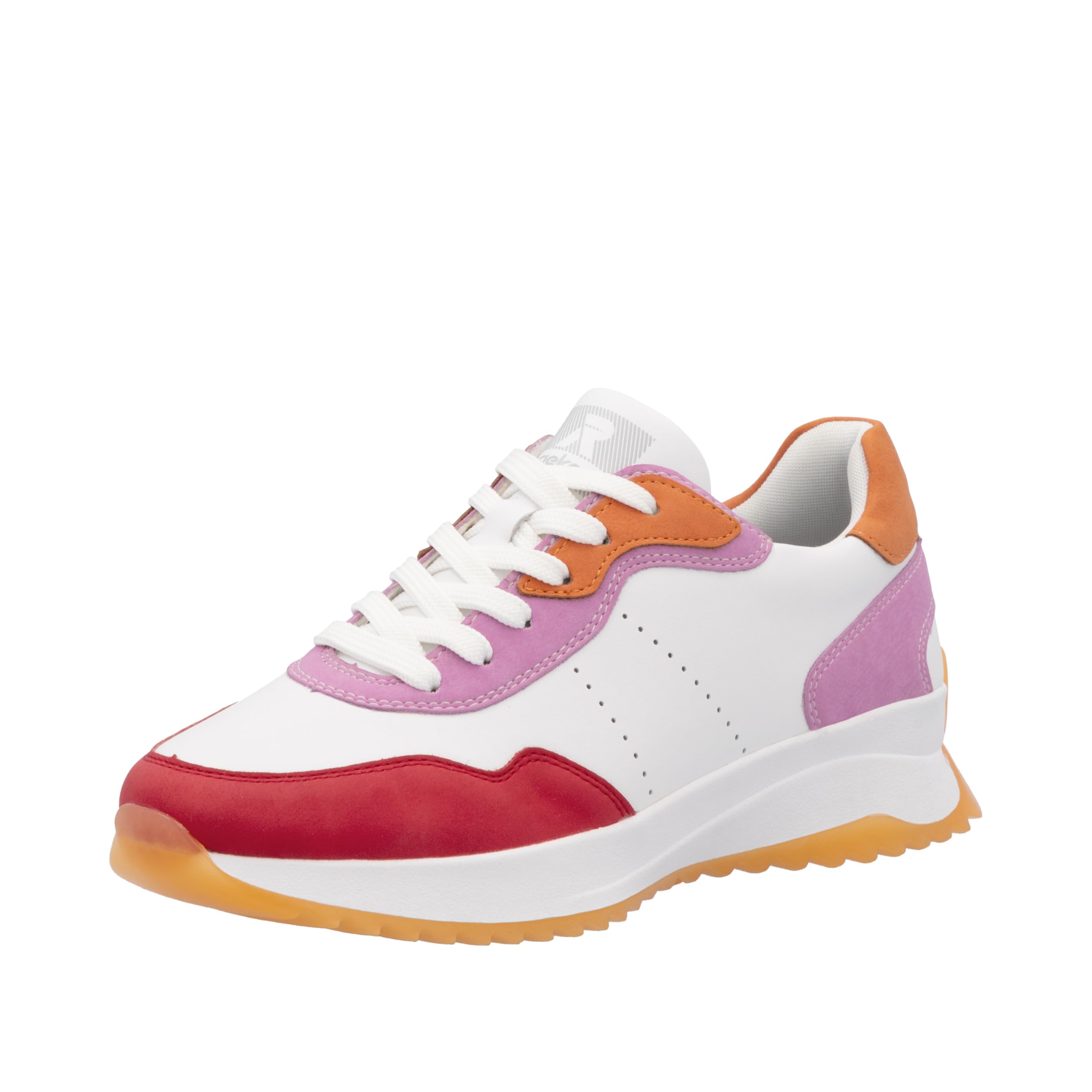Rieker Women's W1308 Low Trainers, White 80, 4 UK