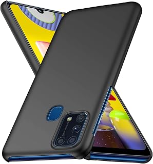 Capa Capinha Anti Impacto 360 Para Samsung Galaxy M21s com Tela de 6.4" Polegadas Case Acrílica Fosca Acabamento Slim Macio - Danet (Preta)