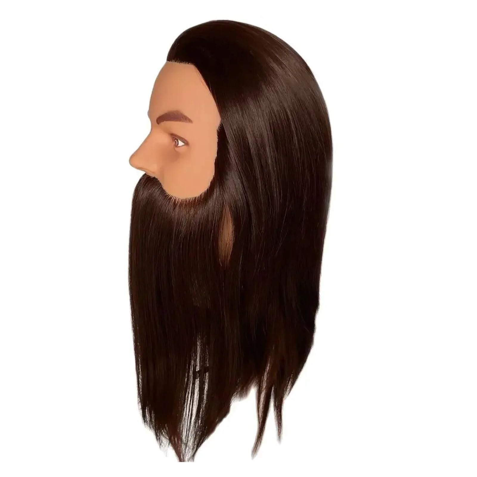 16" männlicher Schaufensterpuppenkopf mit Kunsthaar | For die Praxis, Friseur, Kosmetik, Ausbildung, Puppenkopf for Haarstyling