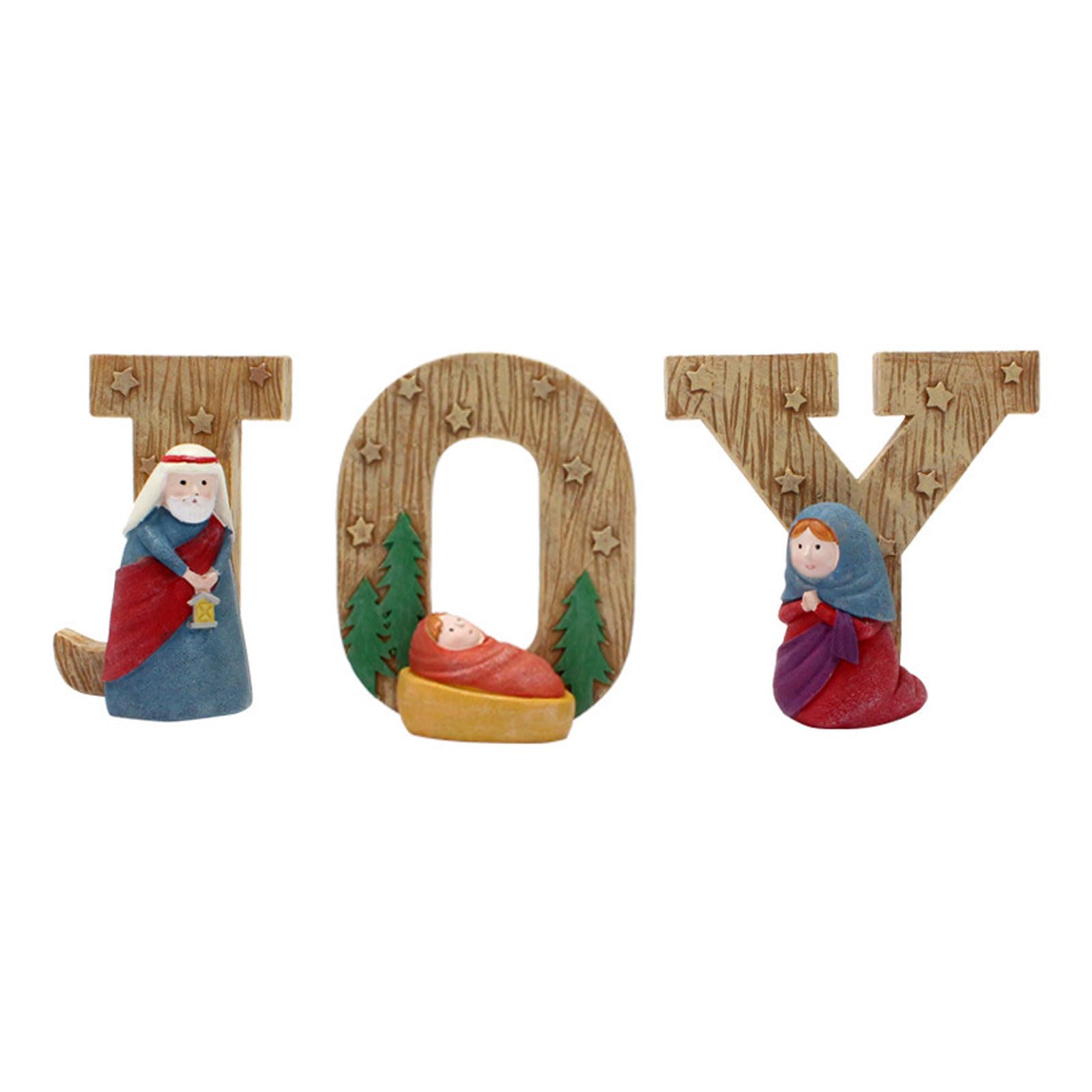 Nucelit Decorative Resin Ornaments Set for Home Desktop Decorations Ornament Beautiful Family Figurines Decor