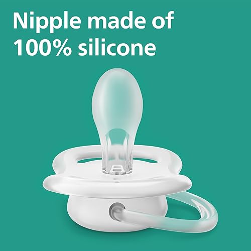 Miniatura 6 de Philips Avent Ultra Air Chupete  4 chupetes ligeros y transpirables para bebés de 0 a 6 meses, sin BPA, con estuche de transporte esterilizador,