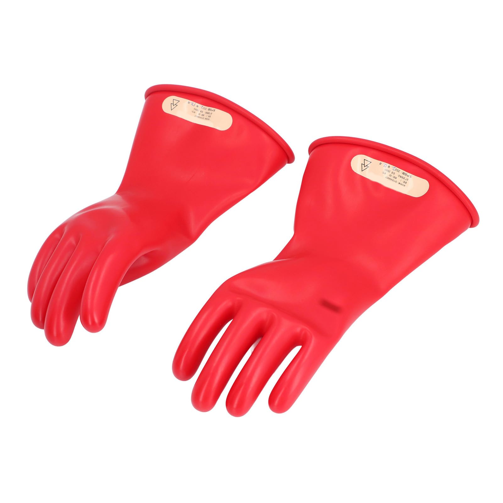 Gants isolants pour électricien 2,5 kV, gants de sécurité pour haute tension, gants de travail de qualité supérieure en latex pour linéistes, d’une épaisseur de 1,8 mm, destinés (Taille 9)