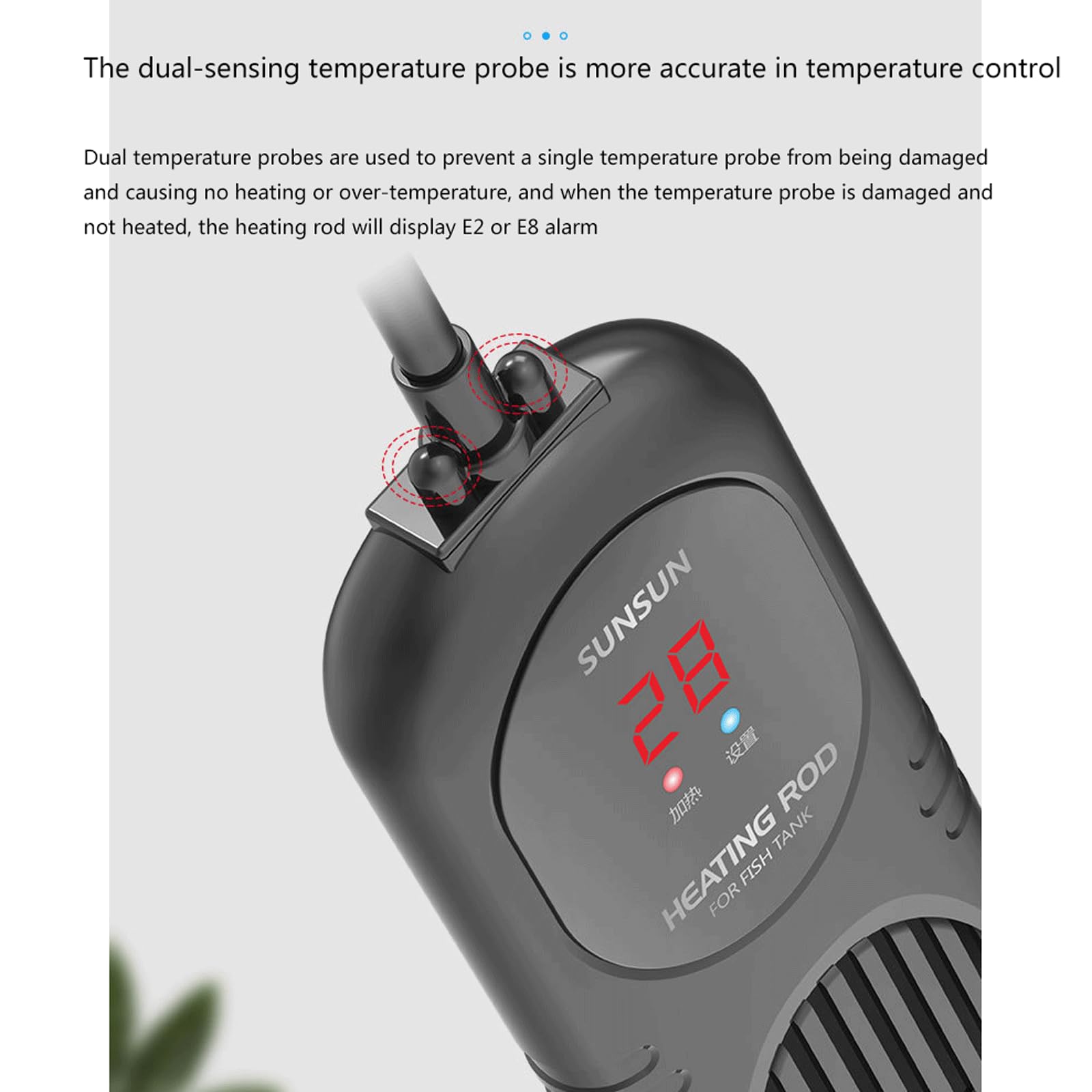 Termostato Automatico per Acquario con Asta riscaldante per Acquario, Diverse specifiche tra Cui Scegliere, 50 W
