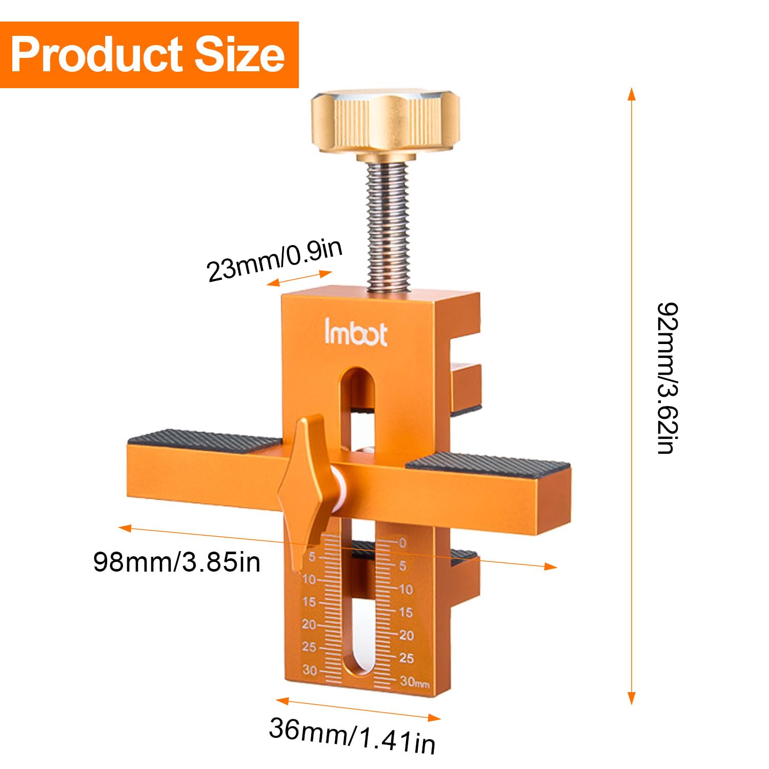 Set Di Posizionatori Per Ante Armadio – Guida In Alluminio Con 3 Punte Da 6/8/10 Mm, Regolabile Per Spessori 7-40 Mm