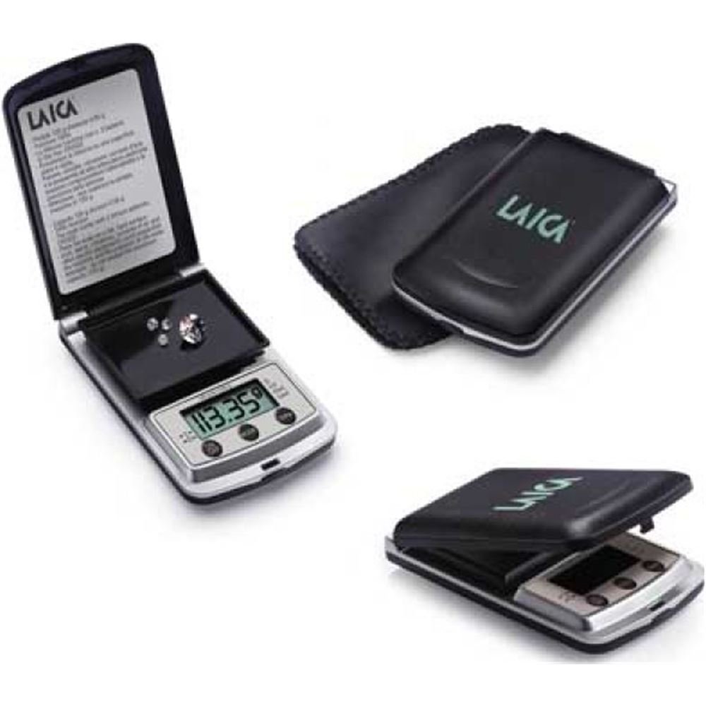 Laica BX9310 Bilancia di Precisione, Display LCD, Portata 120 g, Divisione 0.05 g