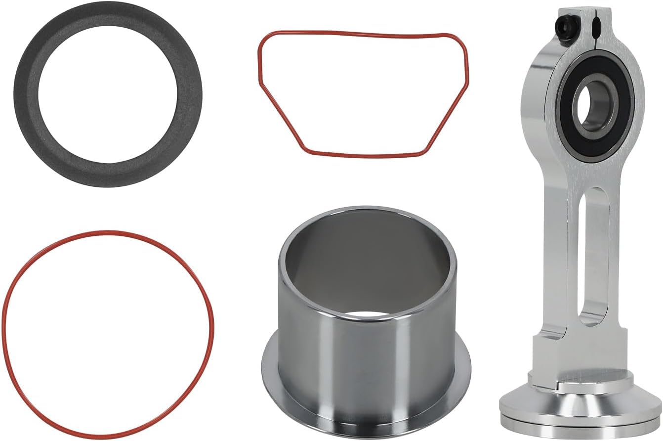 maXpeedingrods KK-4835 Compressor Piston Kit Connecting Rod Replacement Kit w/Piston Bearing for Craftsman Devildiss Dewalt Porter Cable oil free compressor pumps KK-4835 KK-5081 A02743