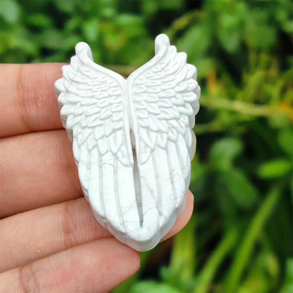 Miniatura 2 de TEAMWILL 1 estatua de cristal curativo de cristal de cuarzo tallada a mano de turquesa blanca natural