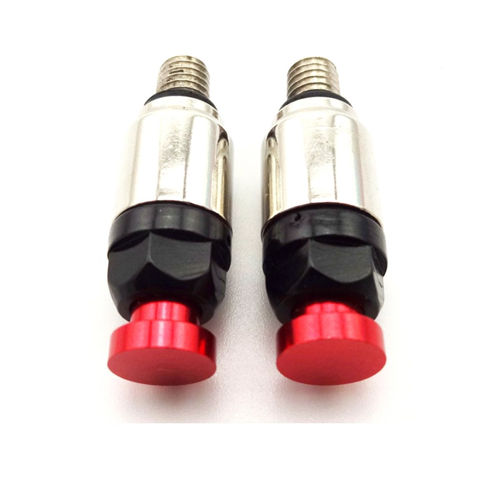 M5 x 0.8 - Válvulas de purga de aire para CR 80 85 125 250 500 CRF 150R 250R 450R 450X Motocicleta Motocross Dirt Pit Bike