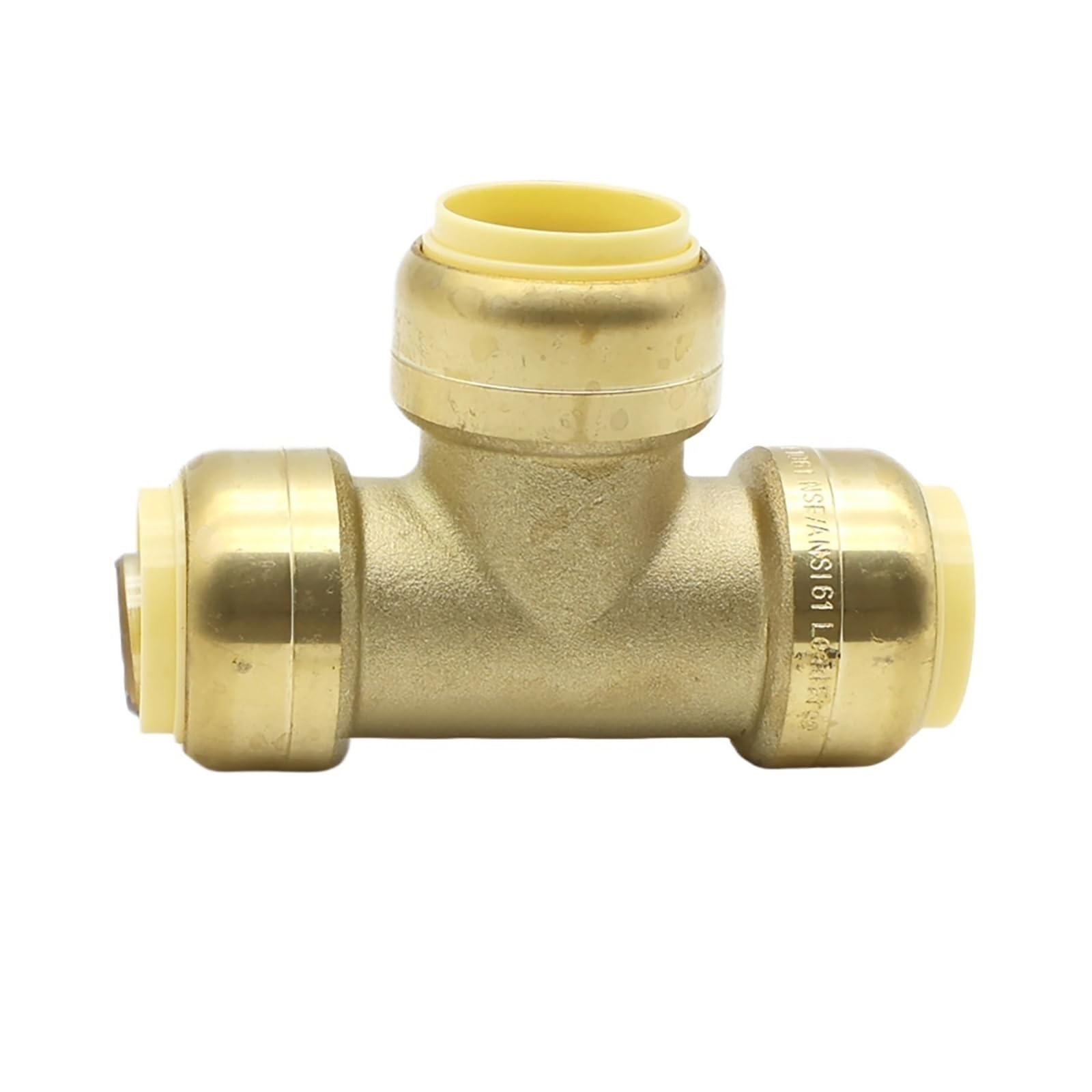 Raccordo A T In Ottone T con raccordo a pressione da 1/2"