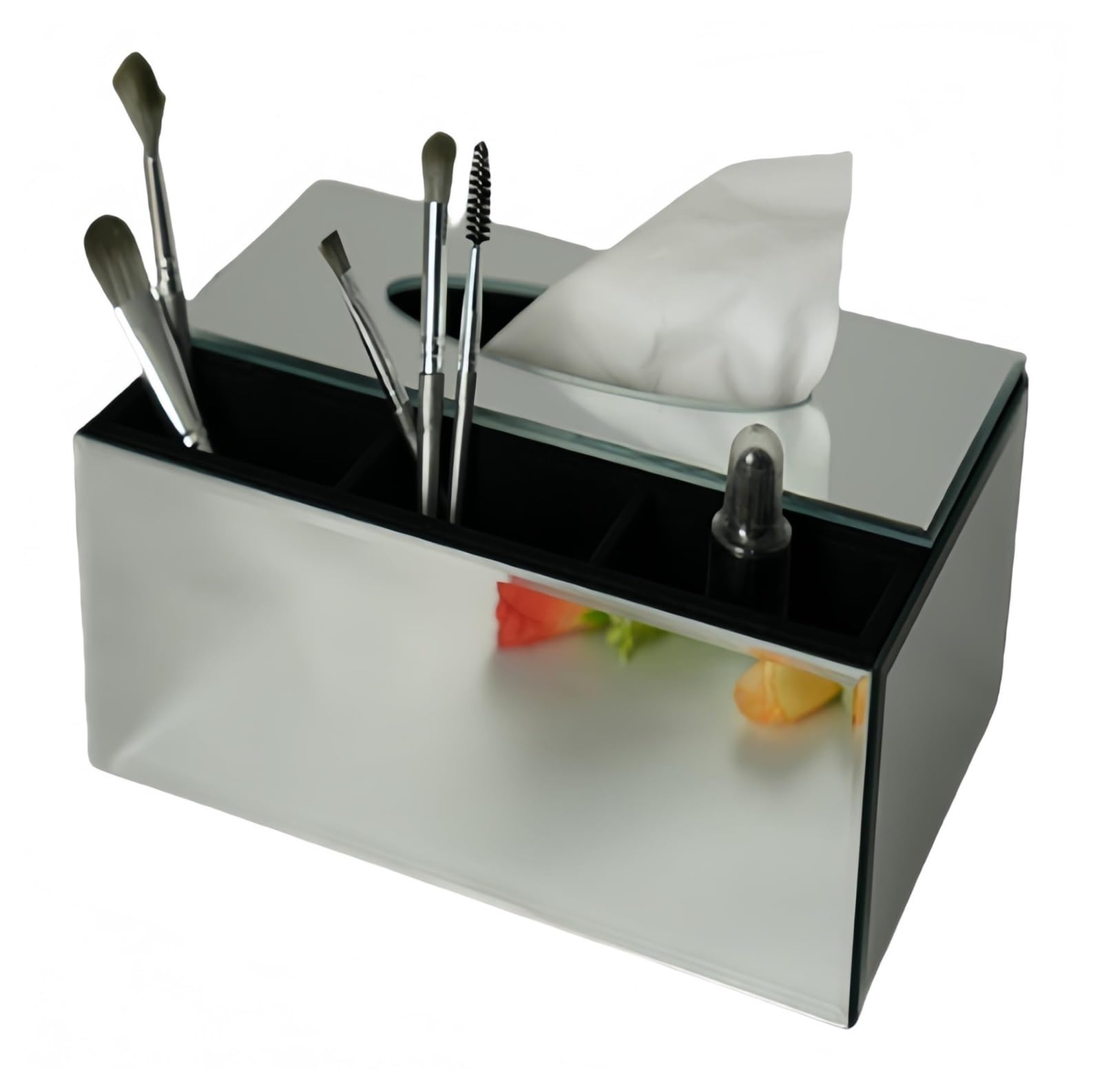 Boîte à mouchoirs multifonctionnelle en cristal pour une salle de bain moderne