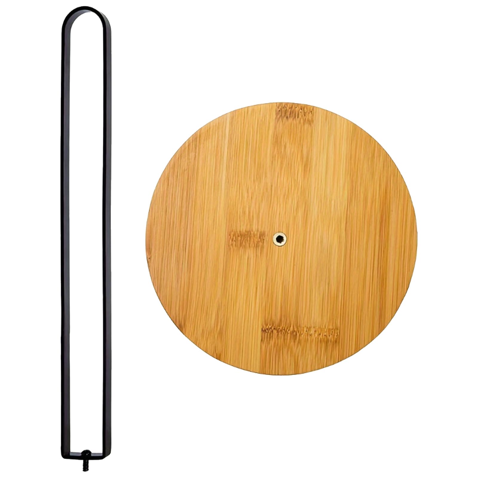 Kalttoy Nordic Metal Wood Paper Towel Holder Vertical Space-Saving Detachable for Kitchen Bathroom Counter Modern Simple Tissue Shelf