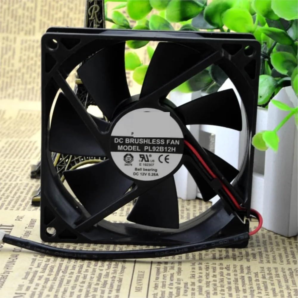 Einfach auszutauschen 92-mm-Lüfter für 9025 12V 0,28A Doppelkugellager-Kühlcomputergehäuse, Netzteil
