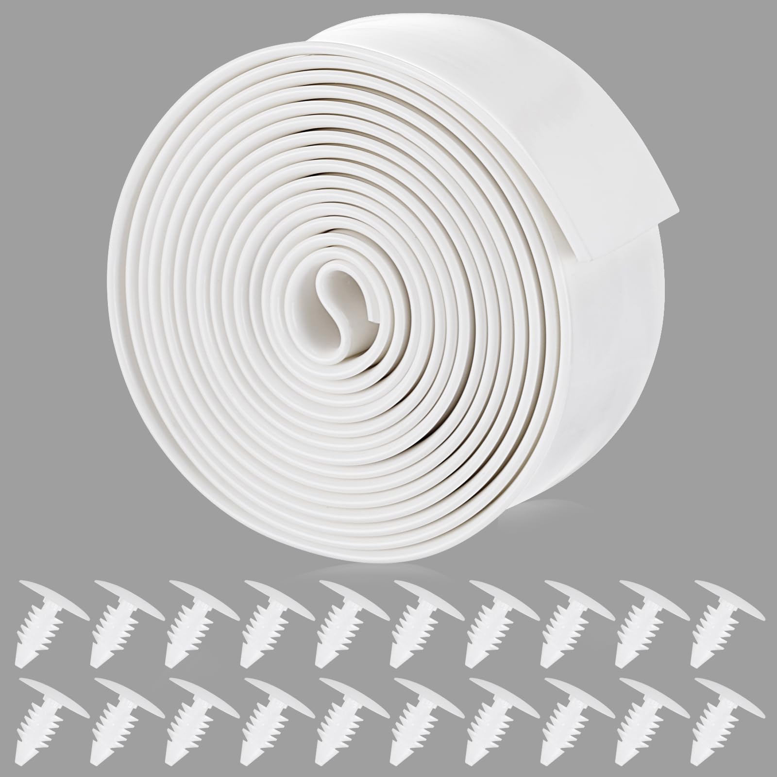 Sangles de rechange en vinyle Landical avec 20 rivets blancs pour chaises de terrasse cassées