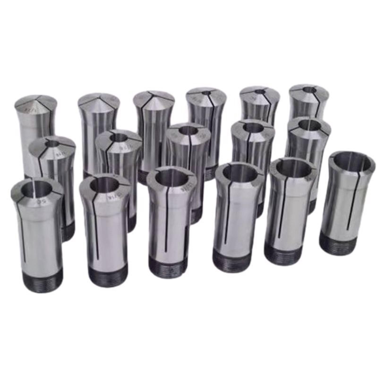 Lot de 24 colliers de serrage ronds de type 5C 3-26 mm de haute précision pour outil de tour de gravure CNC