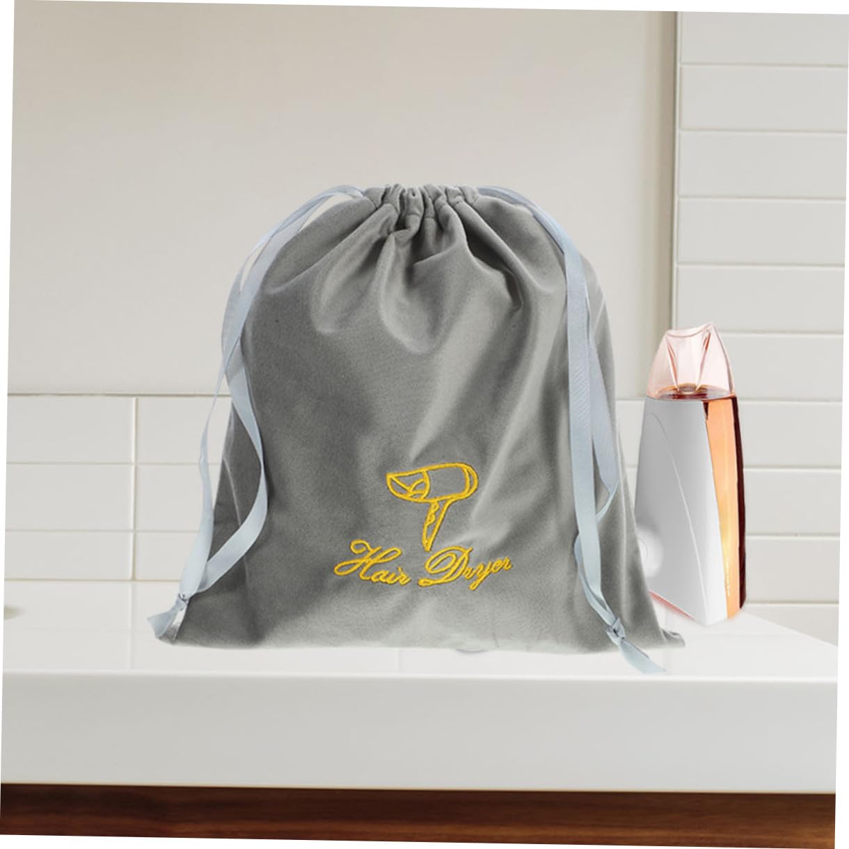 Healeved 10piezas Bolsa De Almacenamiento Para Secador De Pelo Bolsa De Viaje Diseño Bordado Para Secadores De Diferentes Modelos
