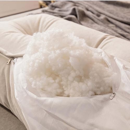 Miniatura 5 de YSUEFIJO Almohada triangular de lectura para reposo de cama cojín grande para cabecera y respaldo almohada de cuña cojín de apoyo de posicionamiento