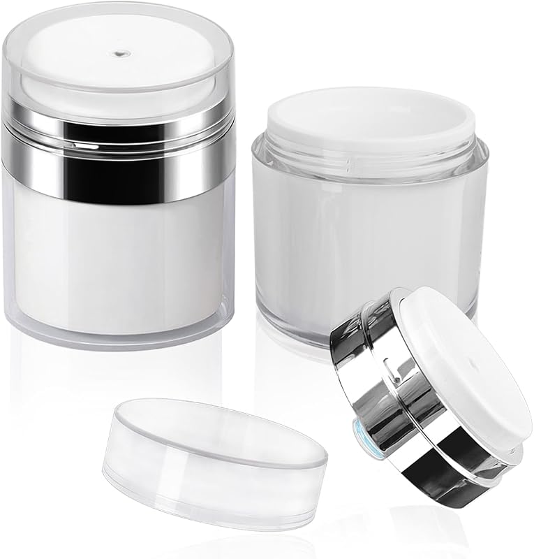 Frascos cosméticos com bomba airless Mluchee, 2 unidades de 100 mL