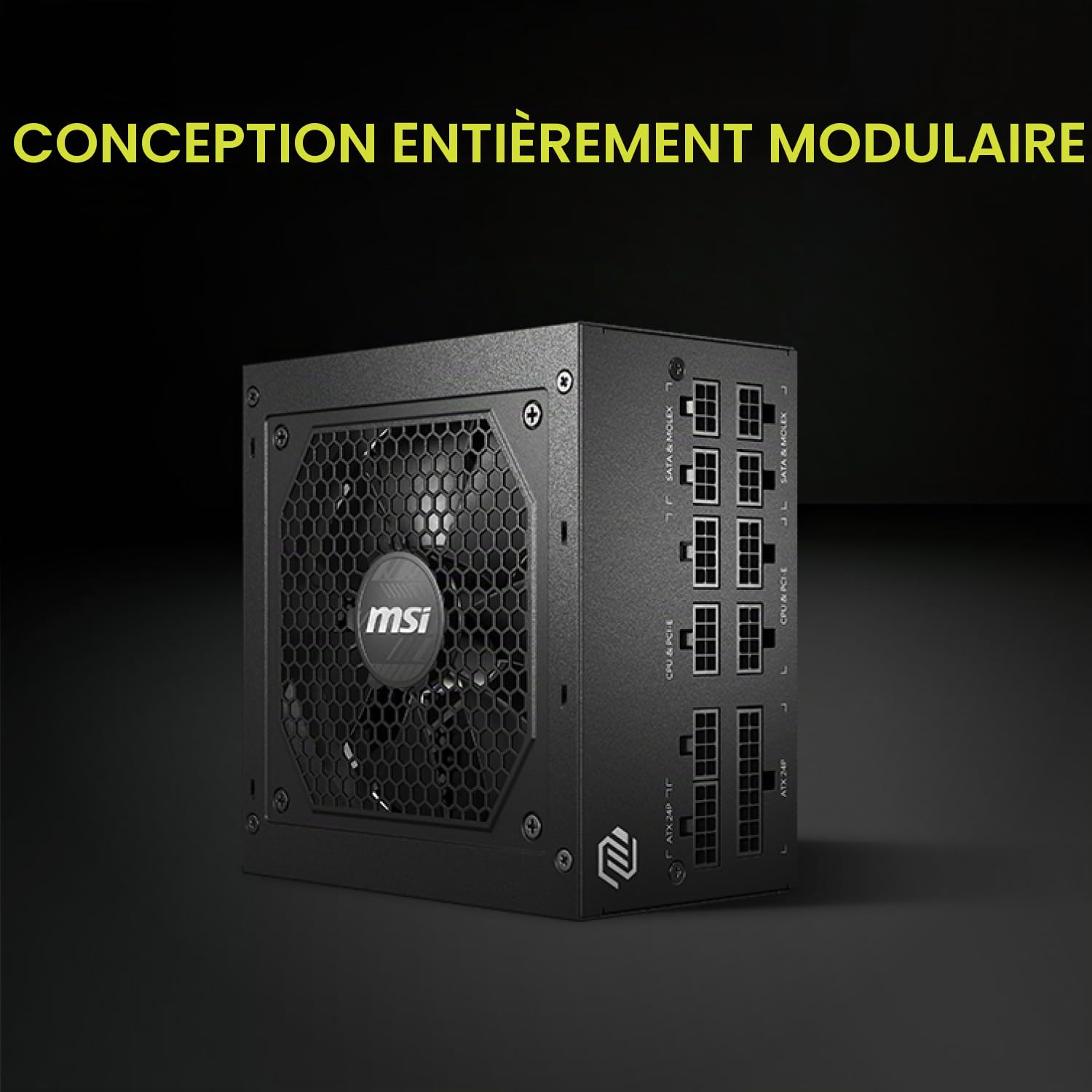 MSI PSU mag A650GL 80 Plus Gold Full Modular